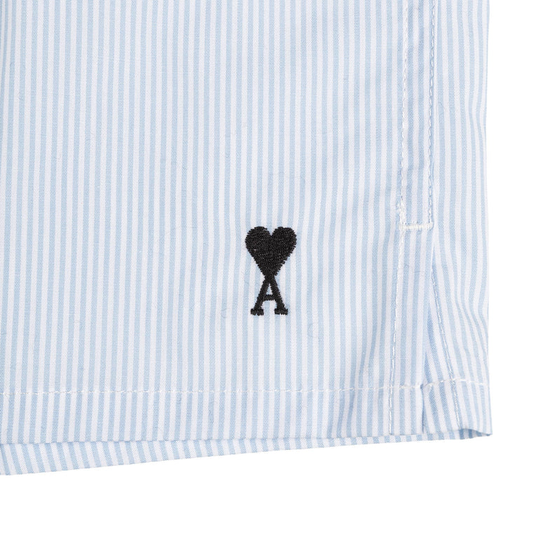 AMI Paris	Stripes Boxer (Blue Sky / Natural White)