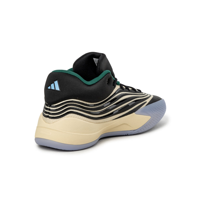 Adidas Dame X - 47 1/3 / Core Black / Warm Vanilla / Blue Burst - 3
