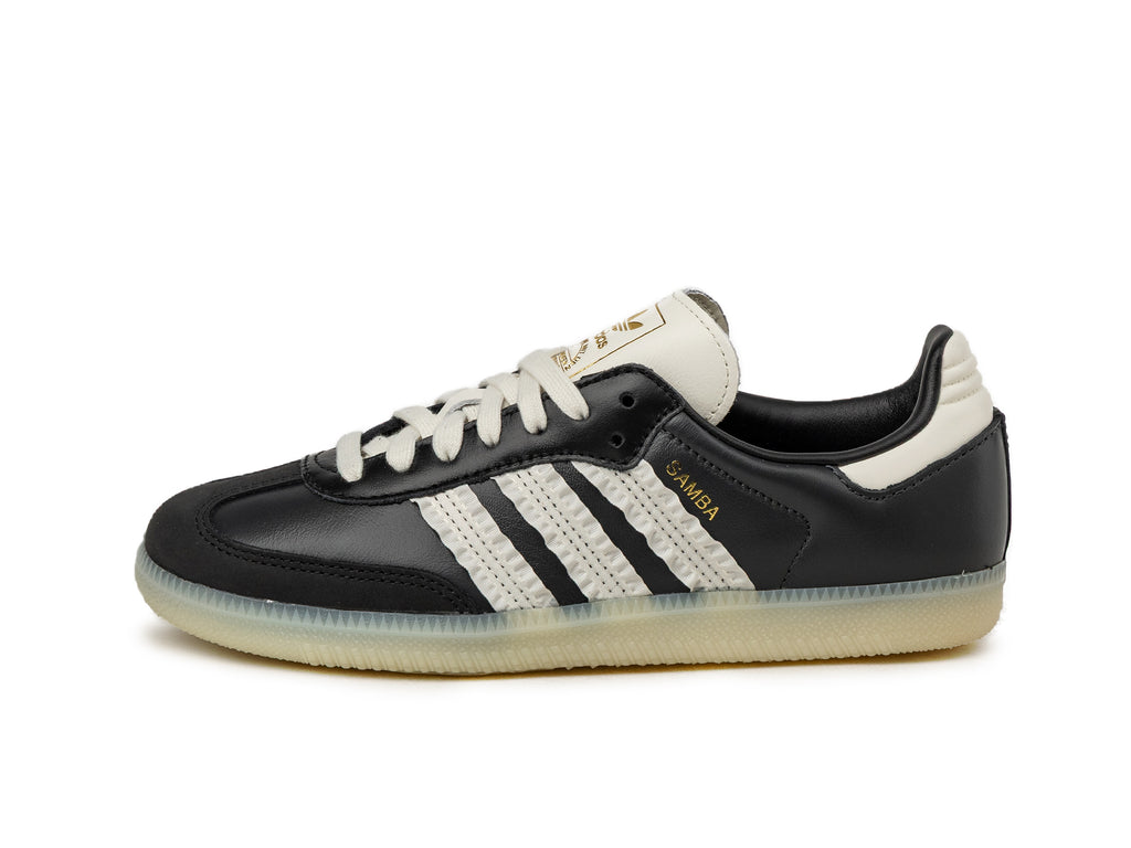 新品、未使用 adidas SAMBA OG W 23cm adidas Originals Samba OG W Black Wonder Quartz Ribbon Laces
