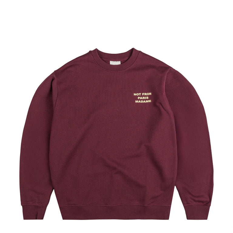 Drole de Monsieur Le Sweatshirt Slogan - XXL / Wine - 2
