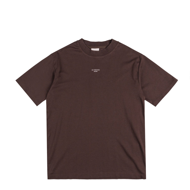 Drole de Monsieur Le T-shirt Slogan Classique - XXL / Dark Brown
