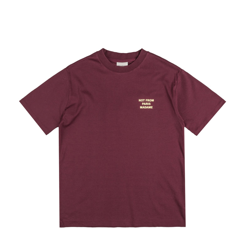 Drole de Monsieur Le T-Shirt Slogan - XXL / Wine - 2
