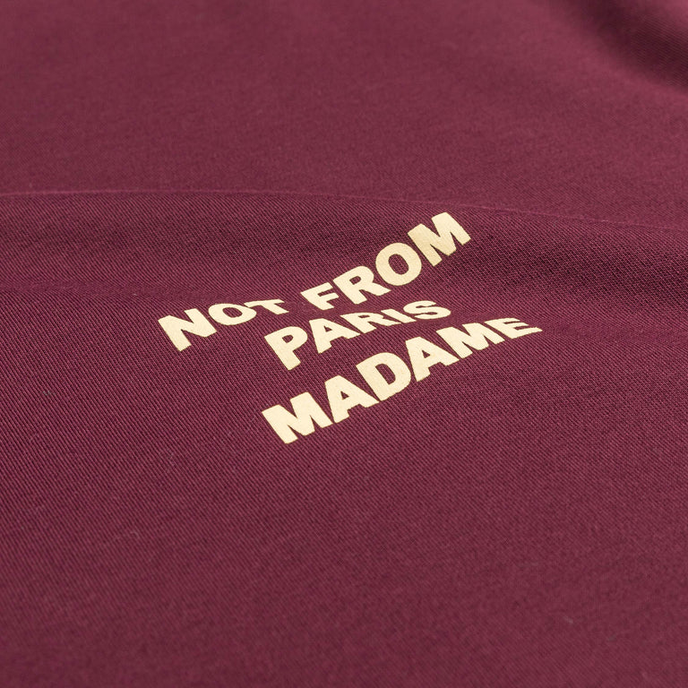 Drole de Monsieur Le T-Shirt Slogan - XXL / Wine - 4
