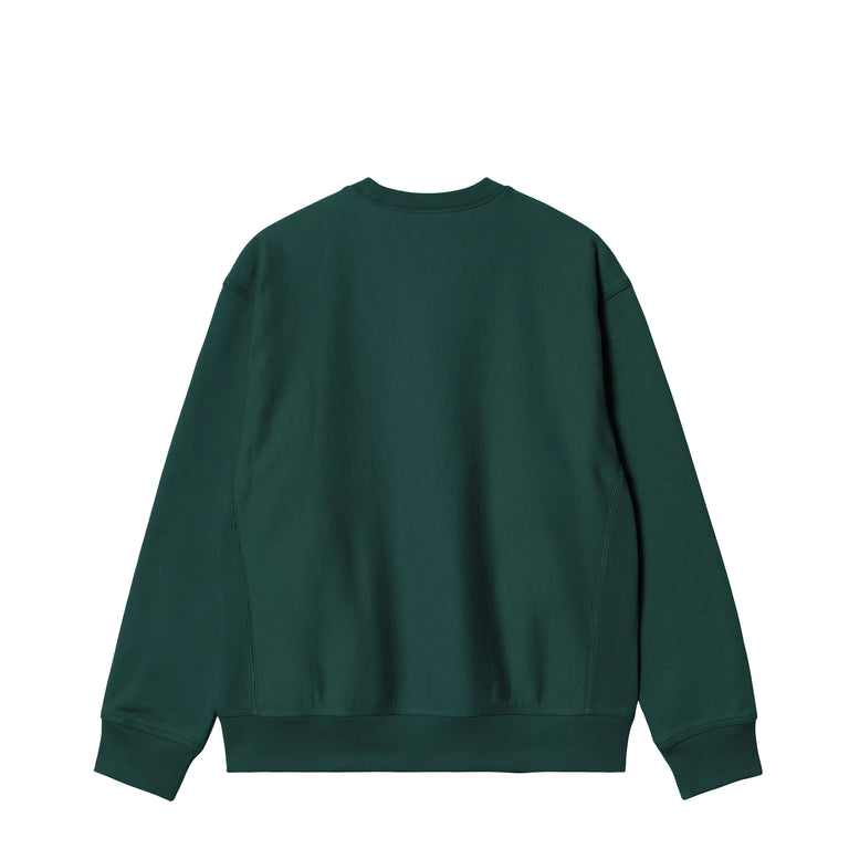 Carhartt WIP American Script Sweat (Dark Fir)