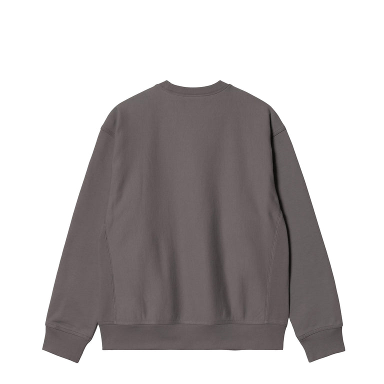 Carhartt WIP American Script Sweat (Porphyry)