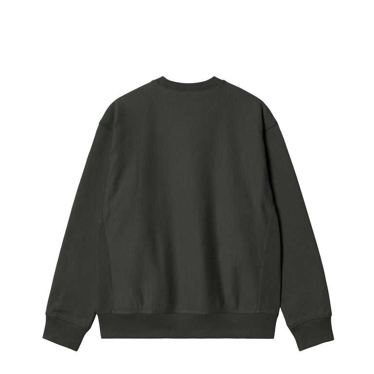 Carhartt WIP American Script Sweat - L / Raven - 2