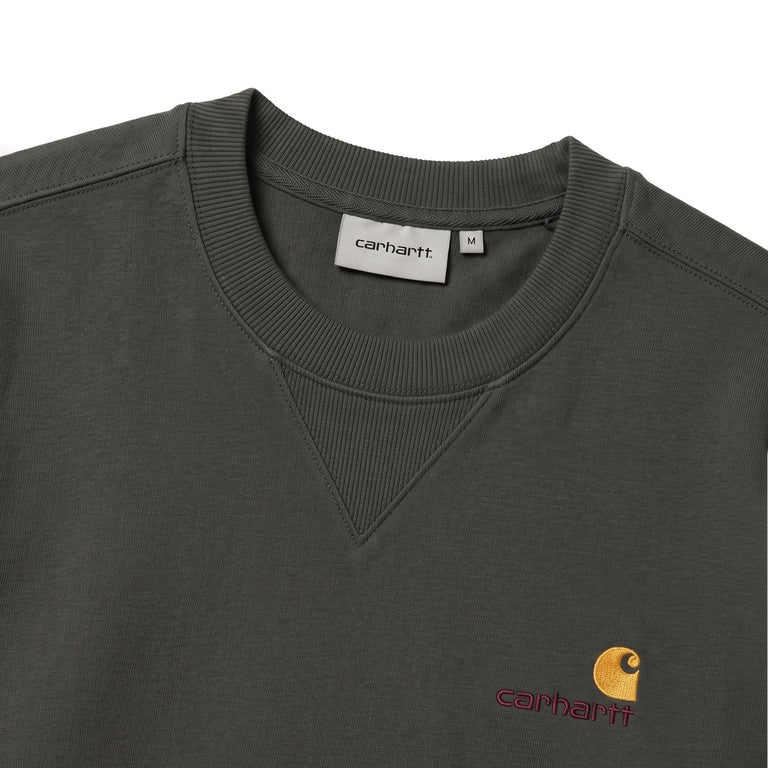 Carhartt WIP American Script Sweat - L / Raven - 3