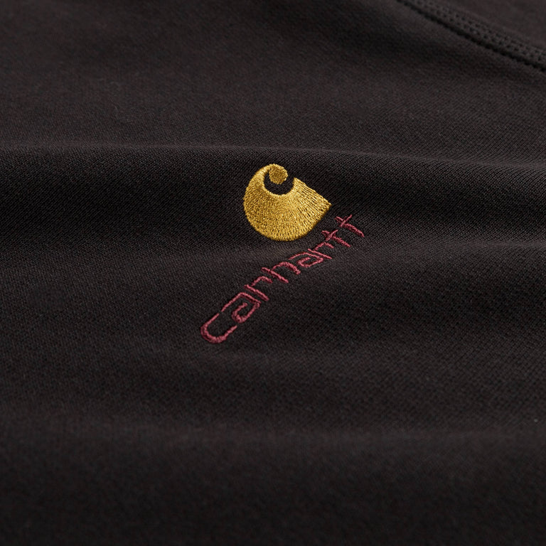 Carhartt WIP American Script Sweat (Black)