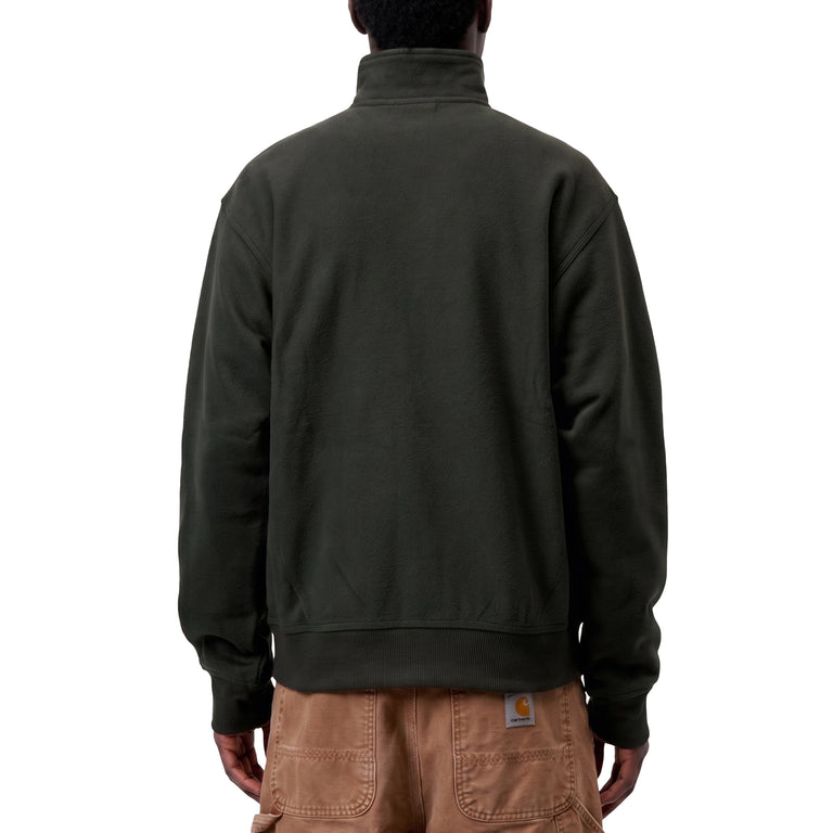 Carhartt WIP Half Zip American Script Sweat - L / Raven - 4