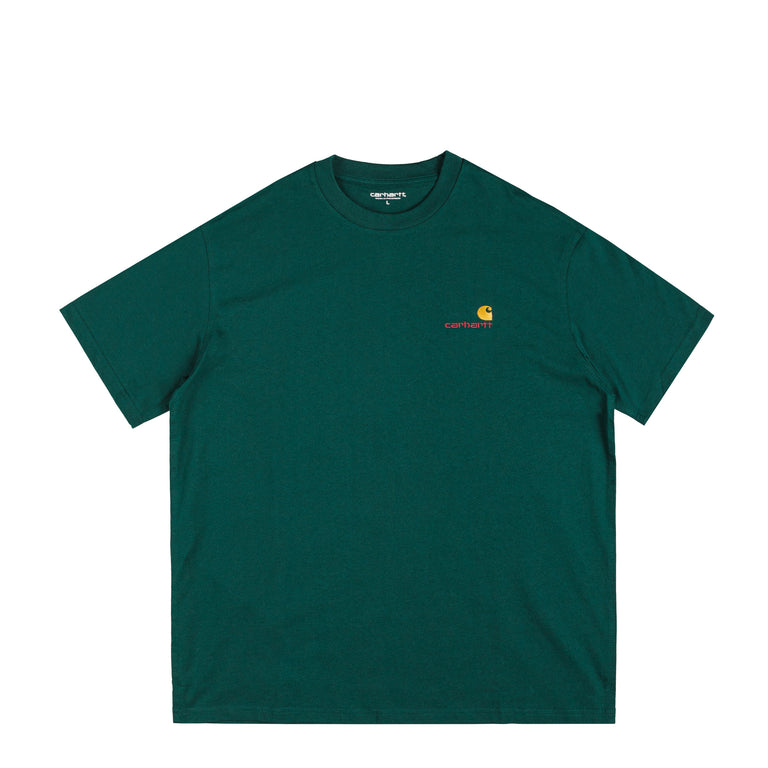 Carhartt WIP American Script T-Shirt (Dark Fir)