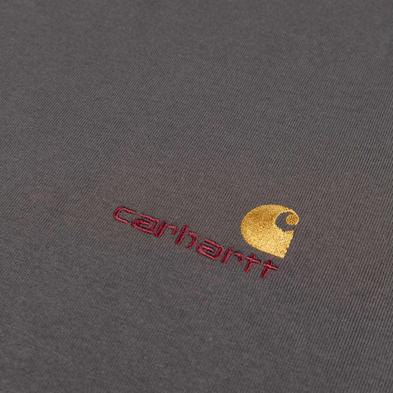 Carhartt WIP American Script T-Shirt - XXL / Porphyry - 3
