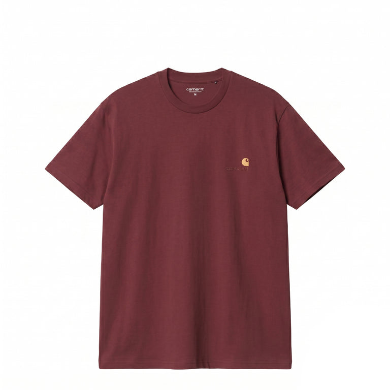 Carhartt WIP American Script T-Shirt - XXL / Amarone
