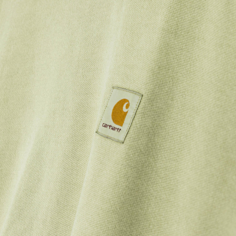 Carhartt WIP Nelson Sweat - L / Gentle Green Garment Dyed - 3