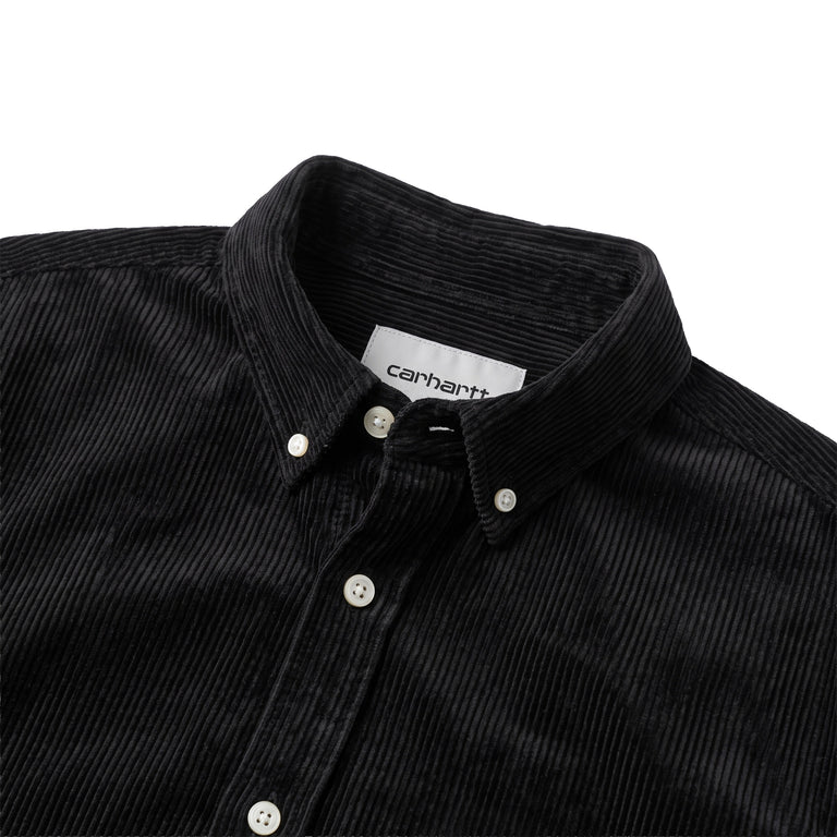 Carhartt WIP L/S Madison Cord Shirt - XXL / Soot - 3
