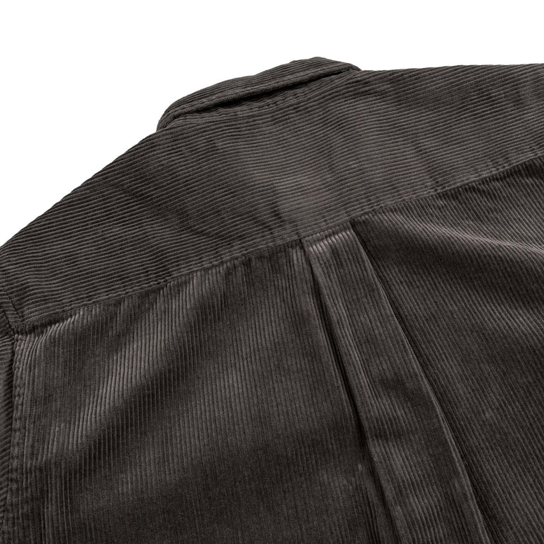 Carhartt WIP L/S Madison Cord Shirt - XXL / Graphite / Graphite - 5
