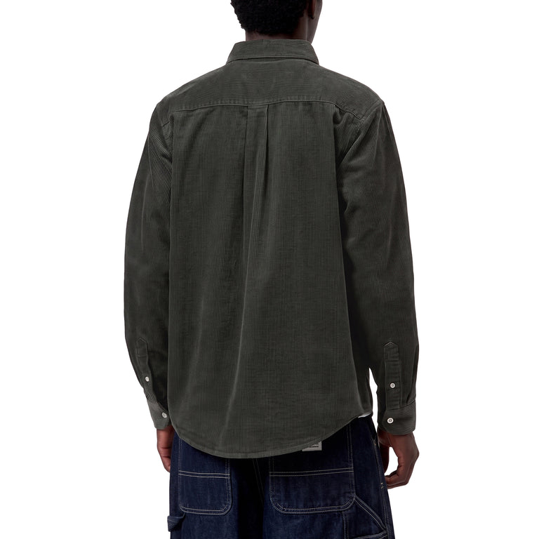 Carhartt WIP L/S Madison Cord Shirt - S / Raven - 4