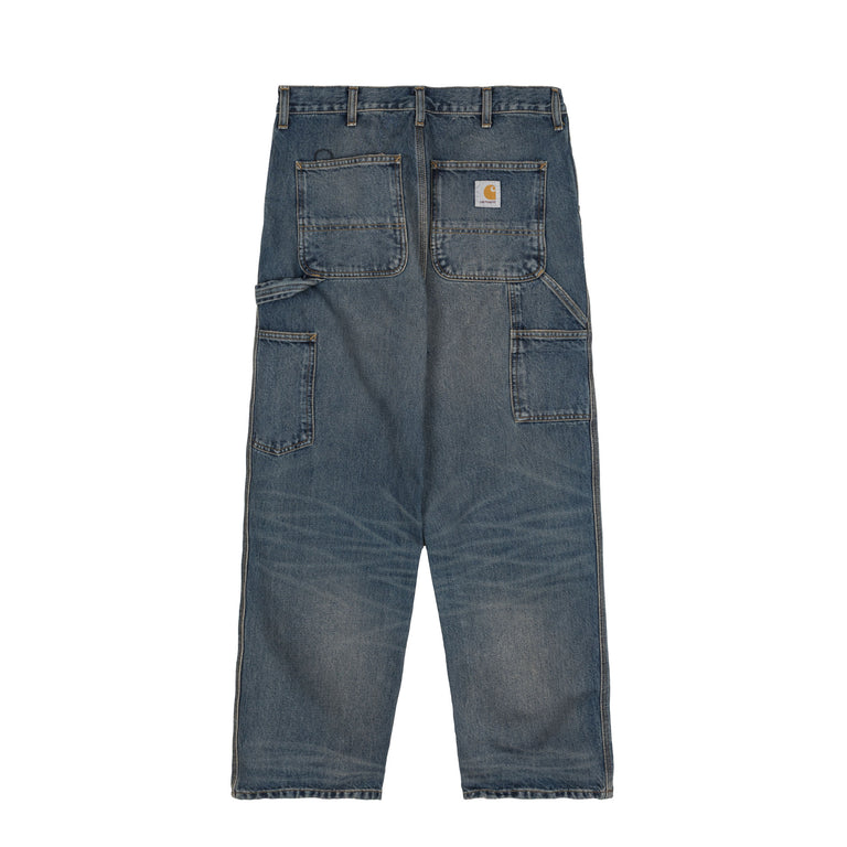 Carhartt WIP Single Knee Pant - 34 / Blue Worn / Used Wash - 2
