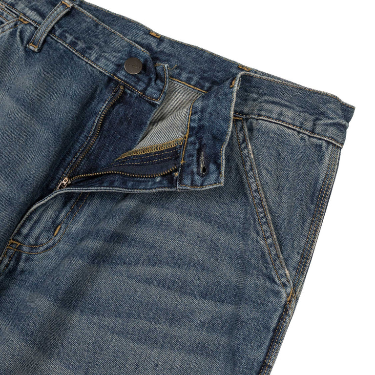Carhartt WIP Single Knee Pant - 34 / Blue Worn / Used Wash - 3
