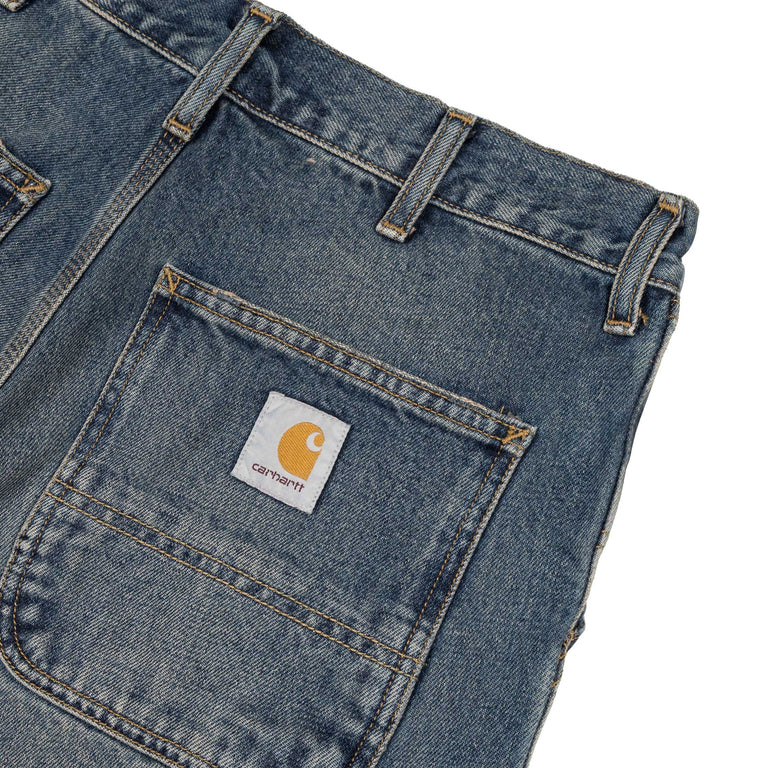 Carhartt WIP Single Knee Pant - 34 / Blue Worn / Used Wash - 4

