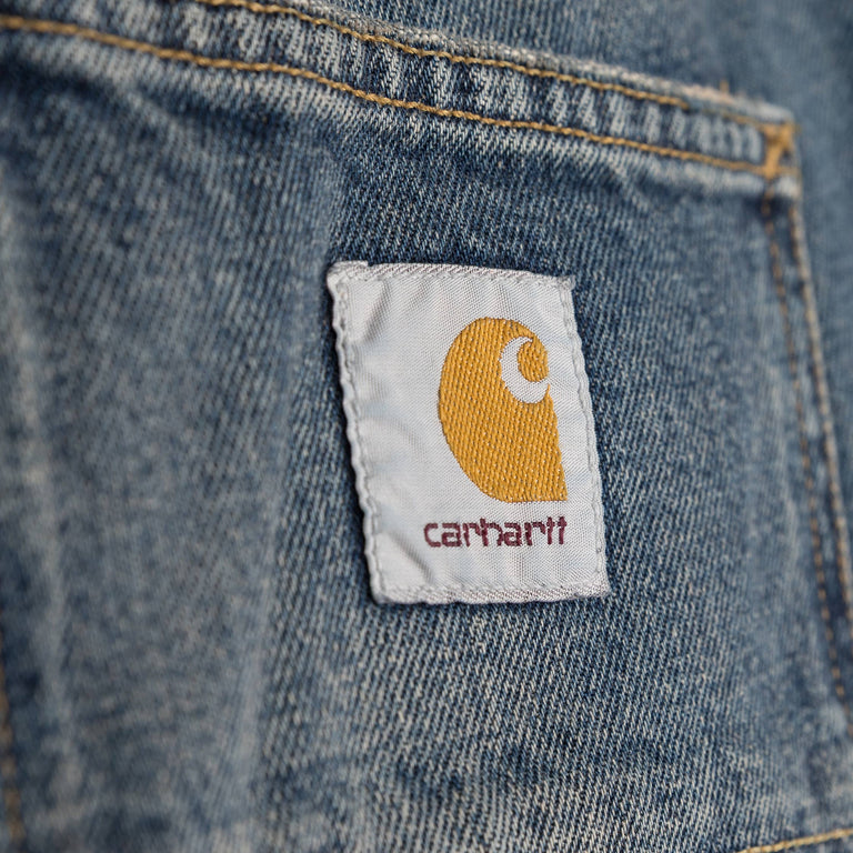 Carhartt WIP Single Knee Pant - 34 / Blue Worn / Used Wash - 5
