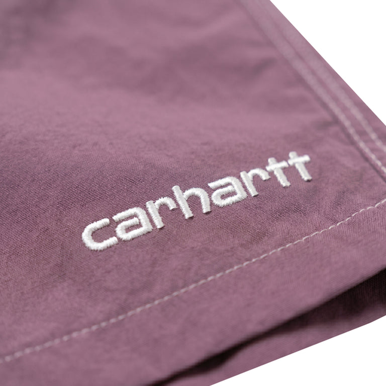 Carhartt WIP Canby Swim Trunks - XL / Gentle Purple / White - 4