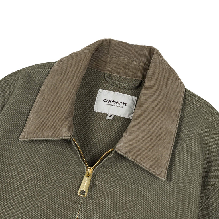 Carhartt WIP Detroit Jacket - XXL / Leaf / Stone Canvas - 3
