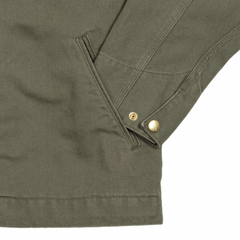 Carhartt WIP Detroit Jacket - XXL / Leaf / Stone Canvas - 4