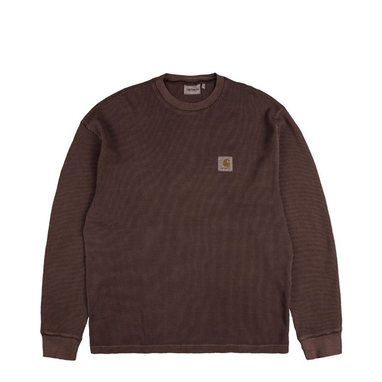 Carhartt WIP L/S Vista Waffle T-Shirt - XXL / Palisander Garment Dyed
