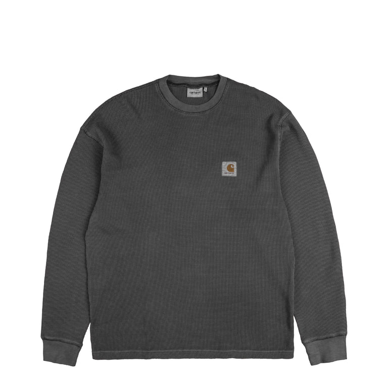 Carhartt WIP L/S Vista Waffle T-Shirt - XXL / Black
