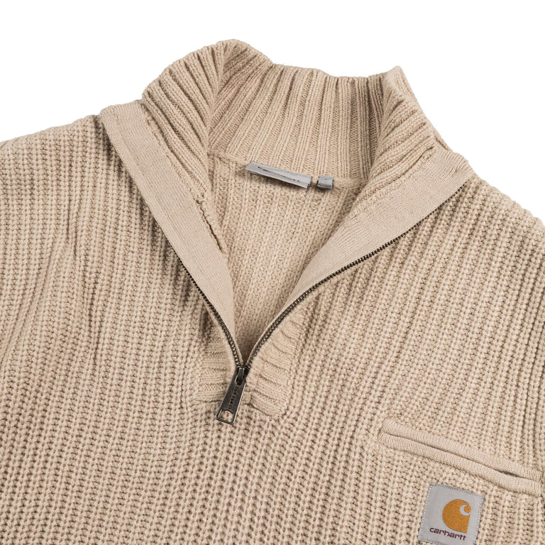 Carhartt WIP Detroit Half Zip Sweater - XXL / Fleur De Sel - 2

