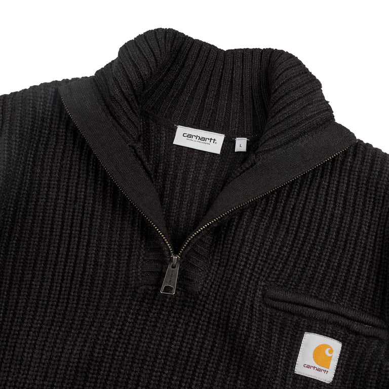Carhartt WIP Detroit Half Zip Sweater - XXL / Black - 2
