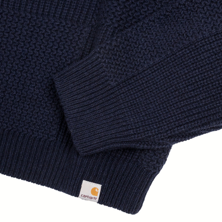 Carhartt WIP Bishop Sweater - XL / Dark Navy - 3
