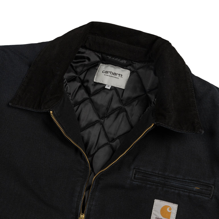 Carhartt WIP OG Detroit Jacket (Black / Black Stone Canvas)