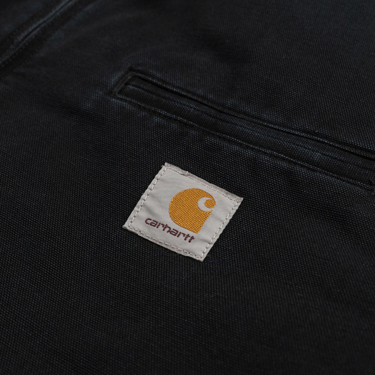 Carhartt WIP OG Detroit Jacket (Black / Black Stone Canvas)
