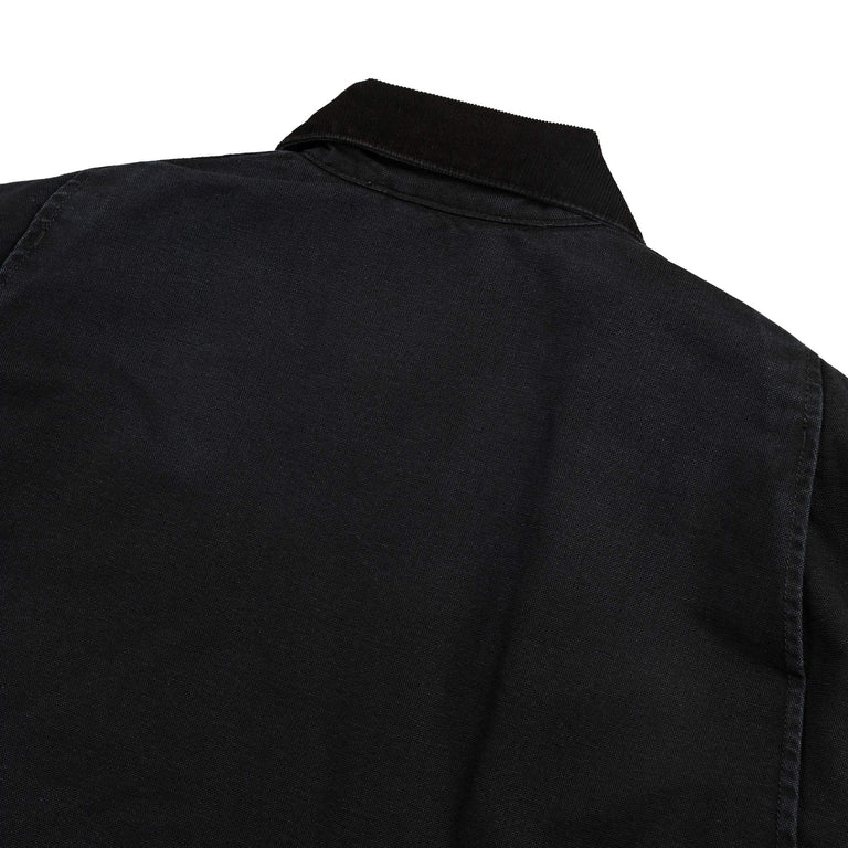 Carhartt WIP OG Detroit Jacket (Black / Black Stone Canvas)
