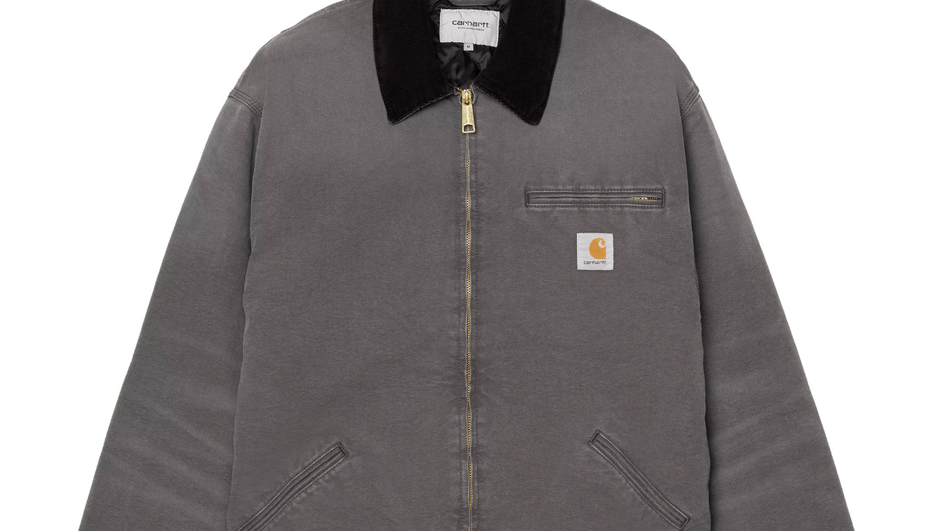 ジャケット・アウター JB0817 Carhartt Detroit Jacket Graphite wts-jb0817-graphite-v0-