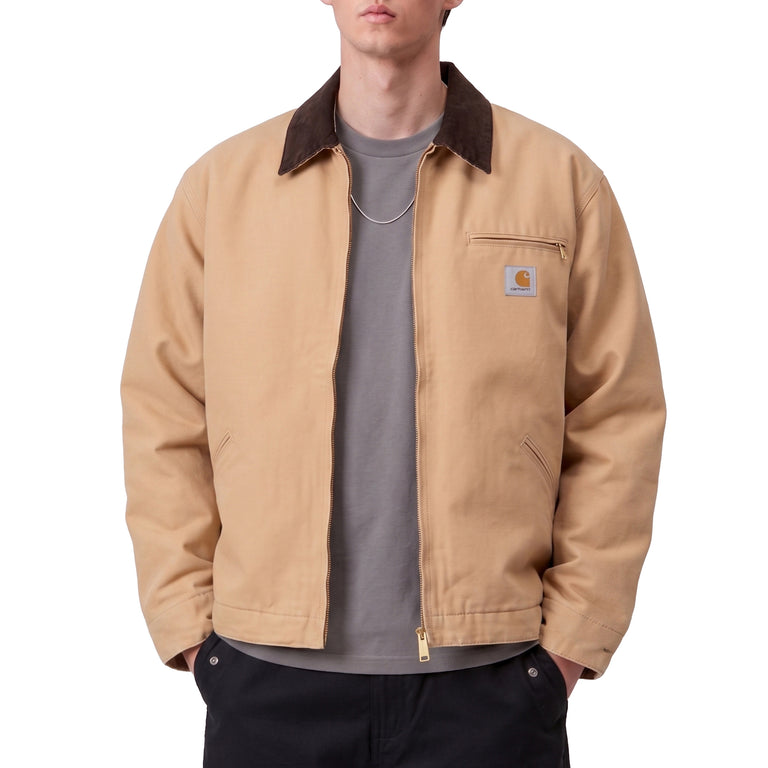 Carhartt WIP OG Detroit Jacket - S / WIP Dusty Hamilton Brown / Tobacco Stone - 3