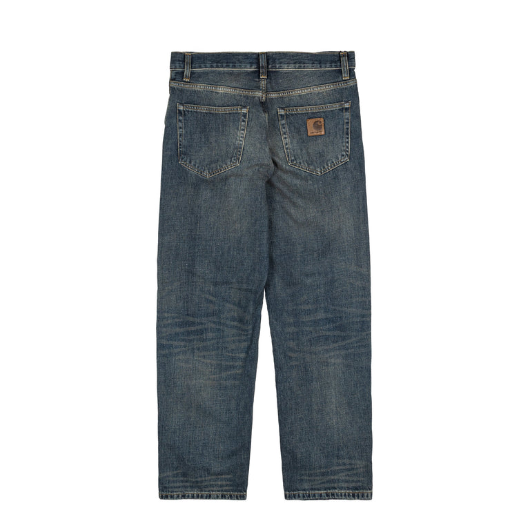 Carhartt WIP Aaron Pant - 36 / Blue Worn Used Wash - 2
