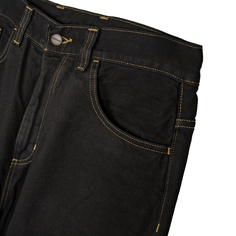 Carhartt WIP Brandon Pant - S / Black Rinsed - 3
