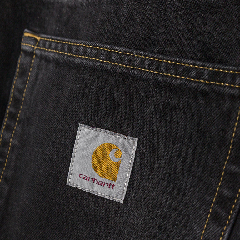 Carhartt WIP Brandon Pant - XS / Black Stone Washed - 5