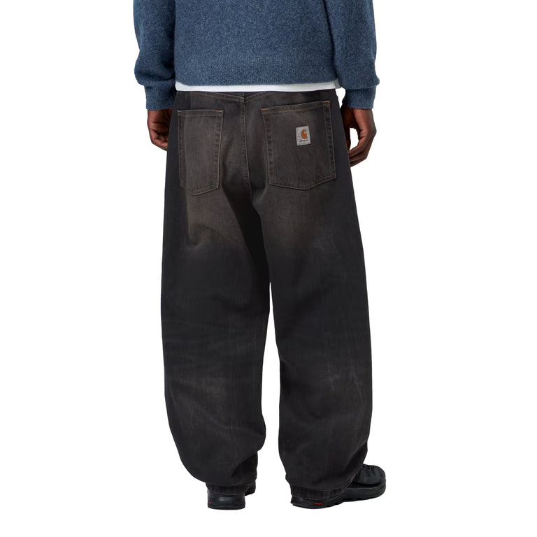 Carhartt WIP Brandon Pant - L / Black Tobacco Used Wash - 4