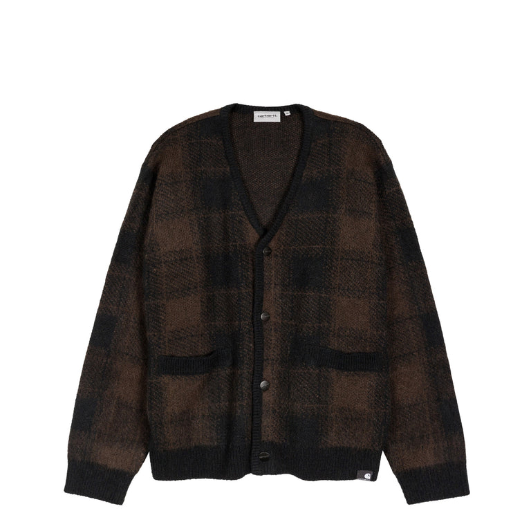 Carhartt WIP Everson Cardigan - XL / Everson Jacquard / Black
