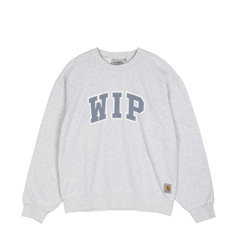 Carhartt WIP Wip III Sweat - L / Ash Heather Heavy Stone Wash
