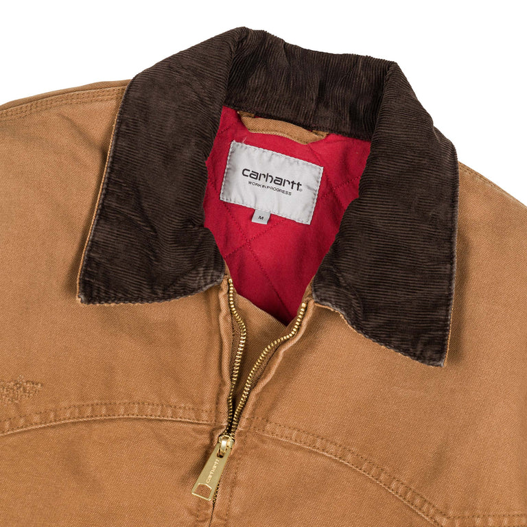 Carhartt WIP OG Santa Fe Jacket - S / Hamilton Brown / Tobacco Grind Wash - 2