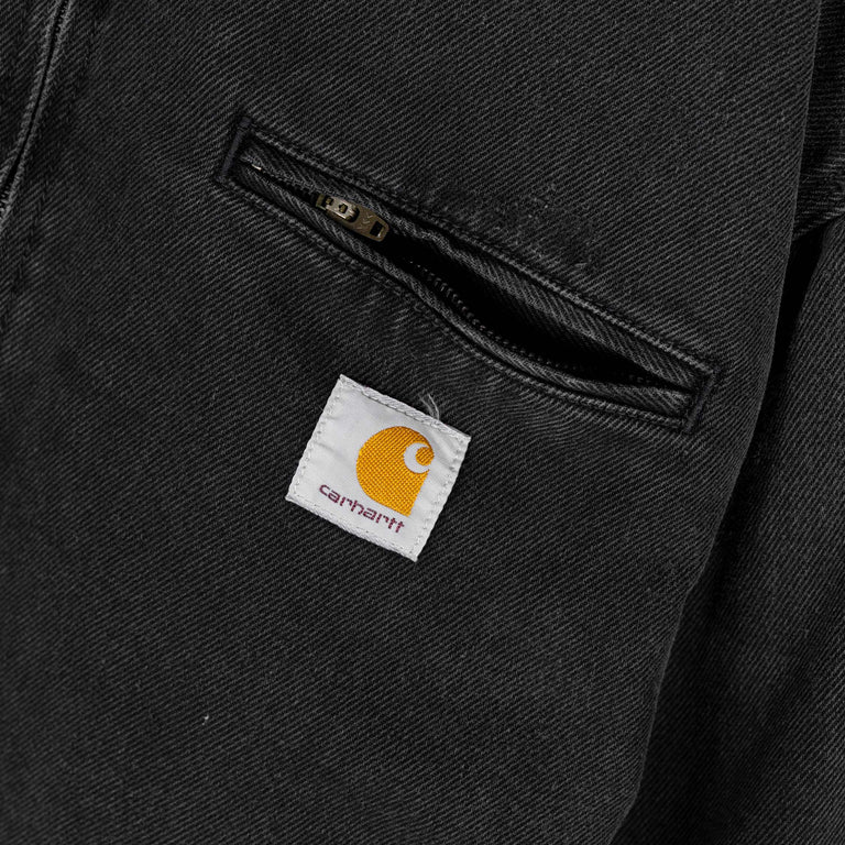 Carhartt WIP OG Detroit Jacket - S / Black Grind Wash - 3
