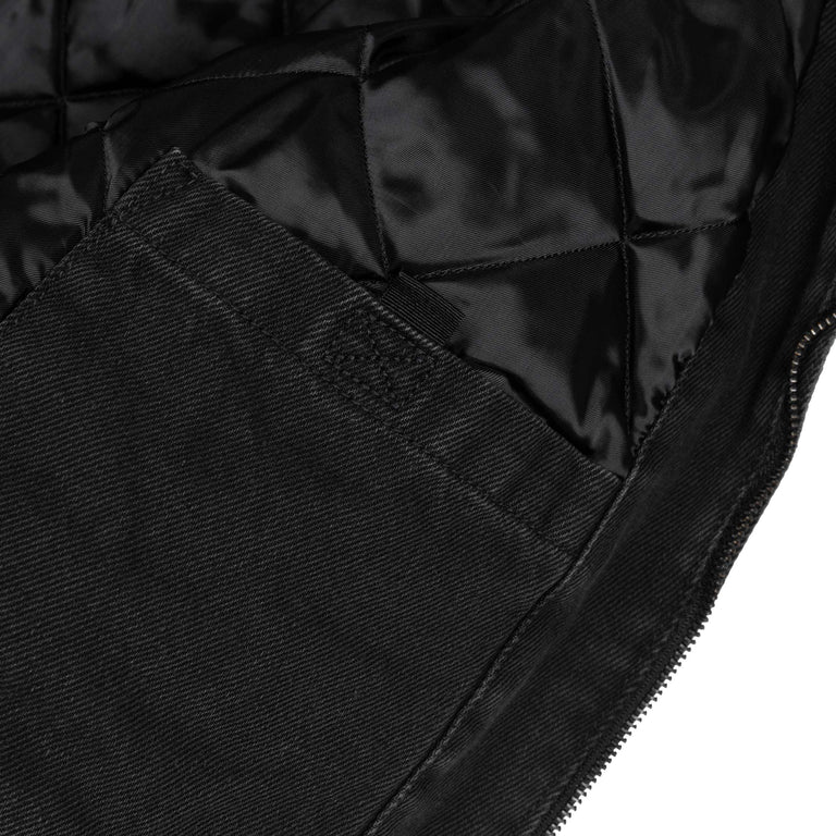 Carhartt WIP OG Detroit Jacket - S / Black Grind Wash - 5
