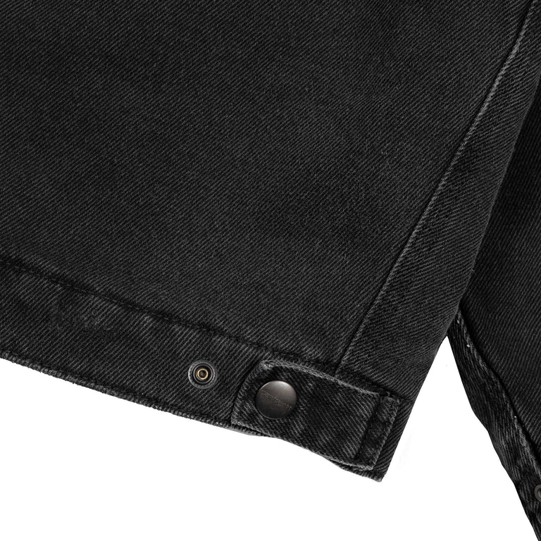 Carhartt WIP OG Detroit Jacket - S / Black Grind Wash - 6
