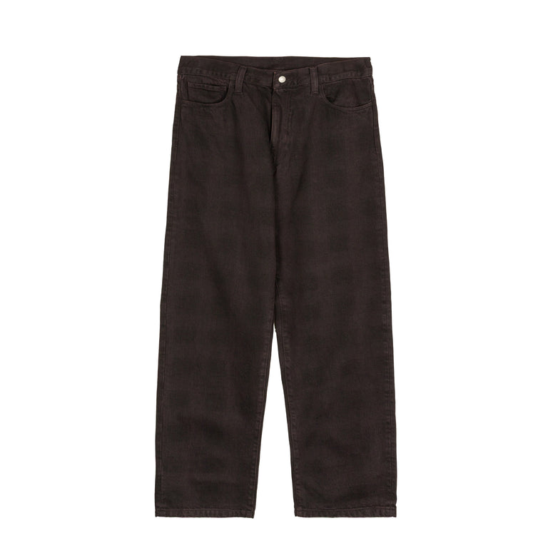 Carhartt WIP Everson Pant - 34 / Black / Palisander / Garment Dyed
