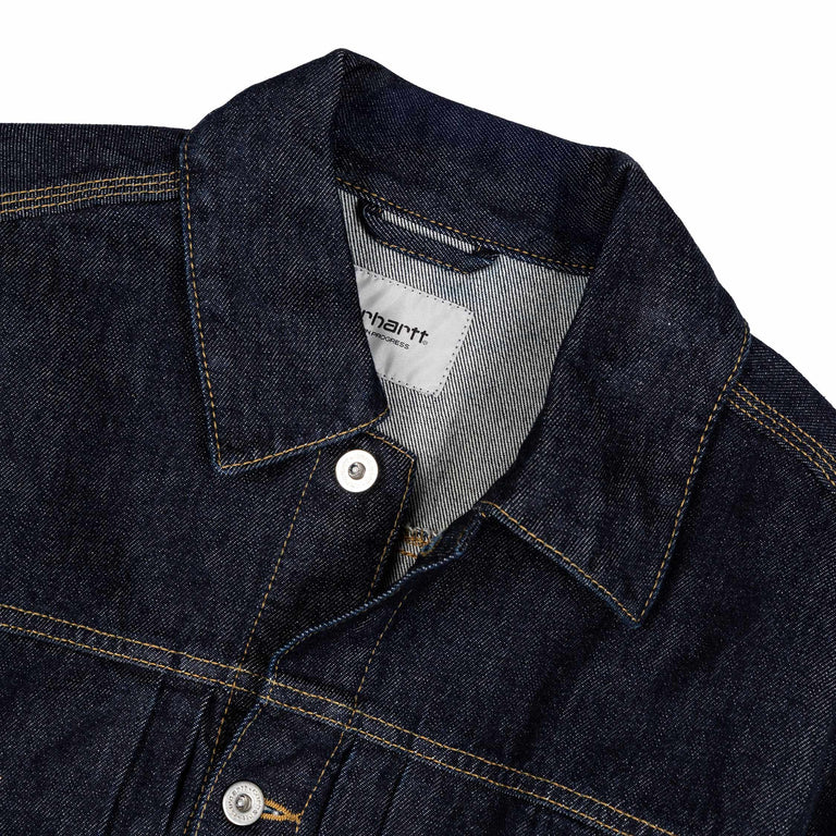 Carhartt WIP Belmar Jacket - XL / Blue Rinsed - 3