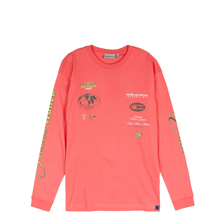 Carhartt WIP Audio Archives WIP L/S T-Shirt - XL / Audio Archives Orange - 2